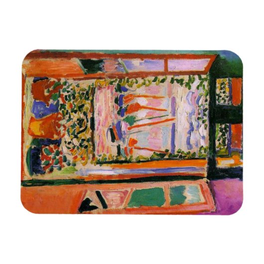 Het Open Venster van Matisse Magneet (Horizontaal)