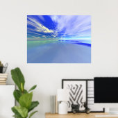 Het open Zee Poster (Thuiskantoor)