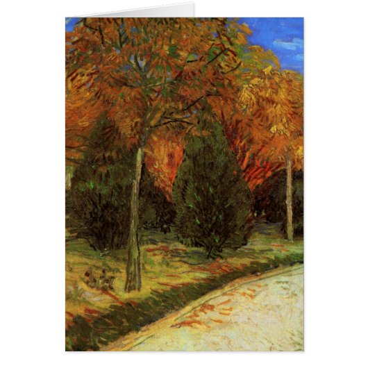 Het openbare park in Arles door Vincent van Gogh (Voorkant)