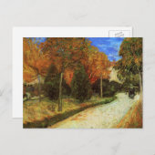 Het openbare park in Arles door Vincent van Gogh Briefkaart (Voorkant / Achterkant)