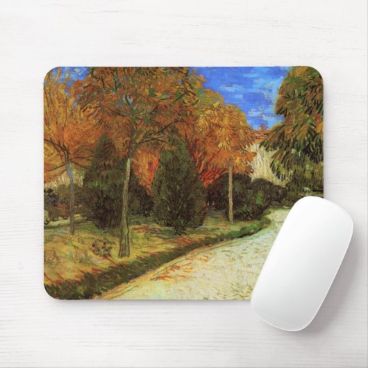 Het openbare park in Arles door Vincent van Gogh Muismat (Met muis)