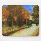 Het openbare park in Arles door Vincent van Gogh Muismat (Voorkant)