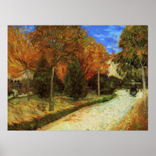 Het openbare park in Arles door Vincent van Gogh Poster