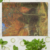 Het openbare park in Arles door Vincent van Gogh Theedoek (Gevouwen)