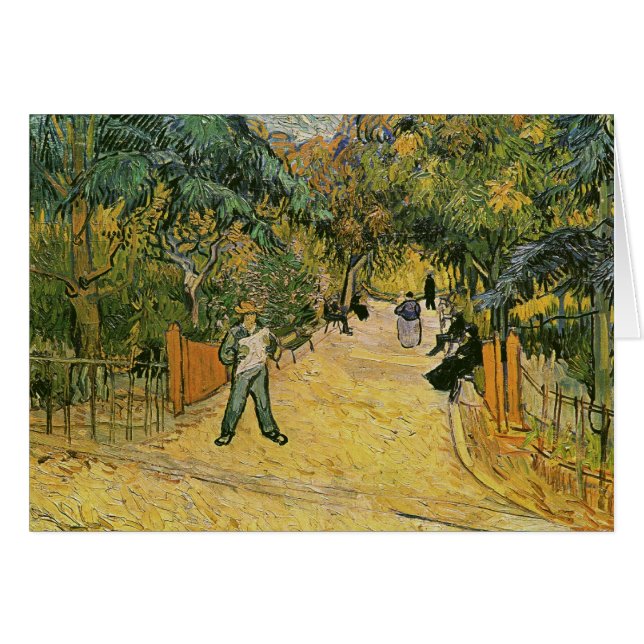 Het openbare park in Arles Van Gogh Fine Art (Voorkant Horizontaal)