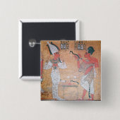Het openen van de mondceremonie vierkante button 5,1 cm (Voorkant /achterkant)