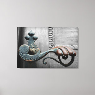 het openen van de poort canvas afdruk