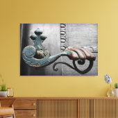 het openen van de poort canvas afdruk (Insitu (Woonkamer))