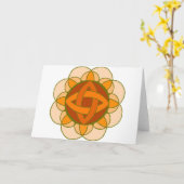 "Het openen van de Sacral Chakra"Notitiekaart Kaart (Gele Bloem)