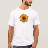 Het Openen van de zonnebloem T-shirt (Voorkant)