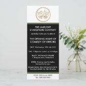 Het openen van of het Sluiten van de Uitnodiging v (Staand voorkant)