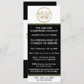 Het openen van of het Sluiten van de Uitnodiging v (Voorkant / Achterkant)