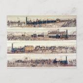 Het openen van Stockton en Darlington Briefkaart (Voorkant)