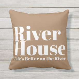 Het OpenluchtSierkussen van het Huis van de rivier Buitenkussen