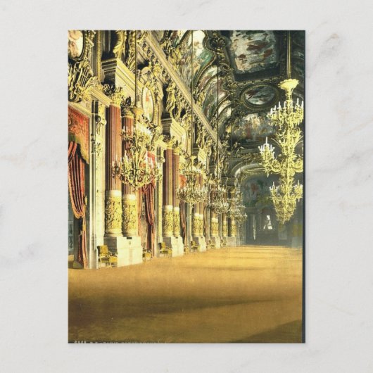 Het Opera House, de foyer, Parijs, Frankrijk klass Briefkaart (Voorkant)