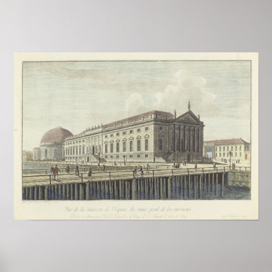 Het Opera House in Berlijn Poster (Voorkant)