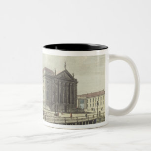 Het Opera House in Berlijn Tweekleurige Koffiemok