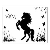 Het opfokken van Black Stallion Rubberstempel (Afrduk)