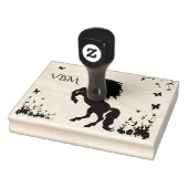 Het opfokken van Black Stallion Rubberstempel (Stempel)