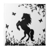 Het opfokken van Black Stallion Tegeltje (Voorkant)