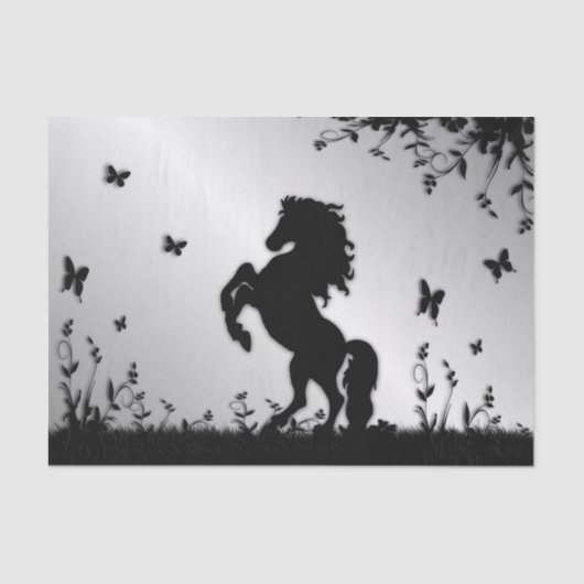 Het opfokken van Black Stallion Tissuepapier (Voorkant)