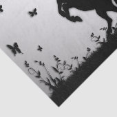 Het opfokken van Black Stallion Tissuepapier (Detail)
