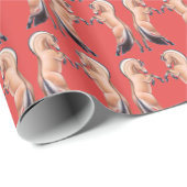 Het opfokken van Noors Fjord Paardenpakpapier Cadeaupapier (Rol Hoek)