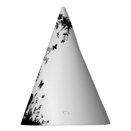 Het opfokken van Zwarte Stallion / Horse op Zilver Feesthoedjes (Rechts)