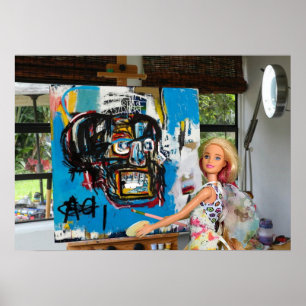 Het opgedragen kunstwerk is bijna klaar poster