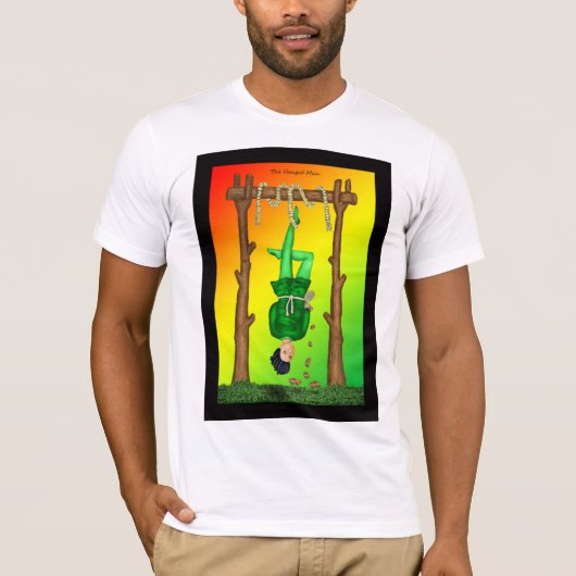 Het opgehangen Man - Mannen T-shirt (Voorkant)