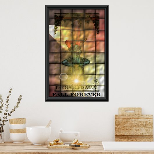 Het opgehangen man poster (Keuken)