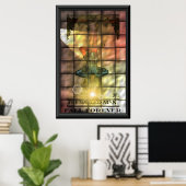 Het opgehangen man poster (Thuiskantoor)