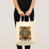 HET OPGEHANGEN MAN - TAROT KAART TOTE BAG (Voorkant (product))