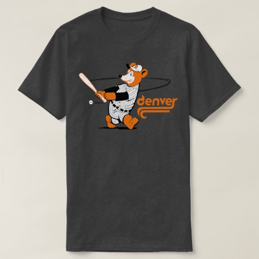 Het opgeheven Denver Beer Minor League Baseball 19 T-shirt (Design voorkant)