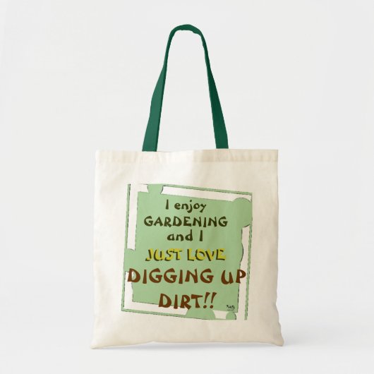 Het opgraven van Dirt Garden Tote Bag (Voorkant)