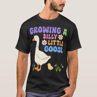 Het opgroeien van een domme kleine gans Zwangersch T-shirt