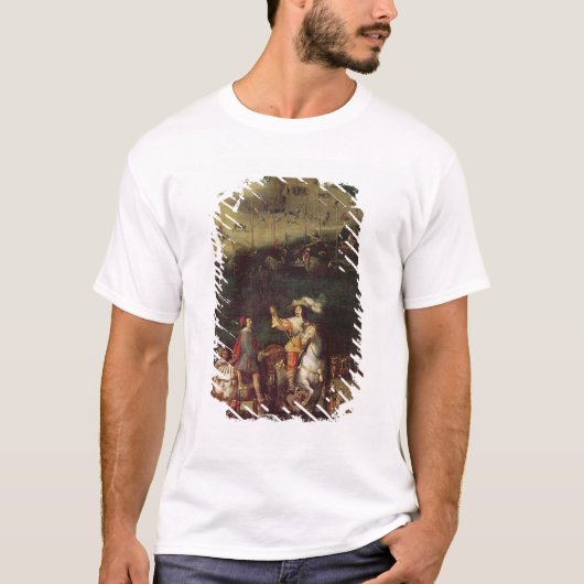 Het opheffen van de belegering van het Ile de Re T-shirt (Voorkant)