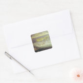 Het opheffen van de belegering van het Ile de Re Vierkante Sticker (Envelop)