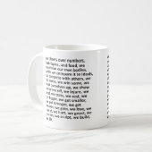 Het opheffen van Fitness Workout Gym Motivatie Koffiemok (Voorkant links)