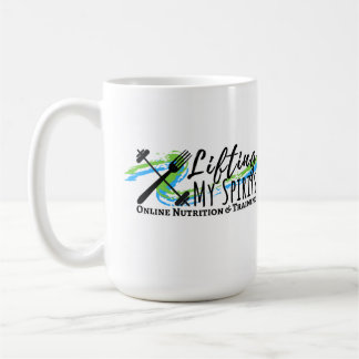 Het opheffen van Mijn Mok van de Koffie van de Spi