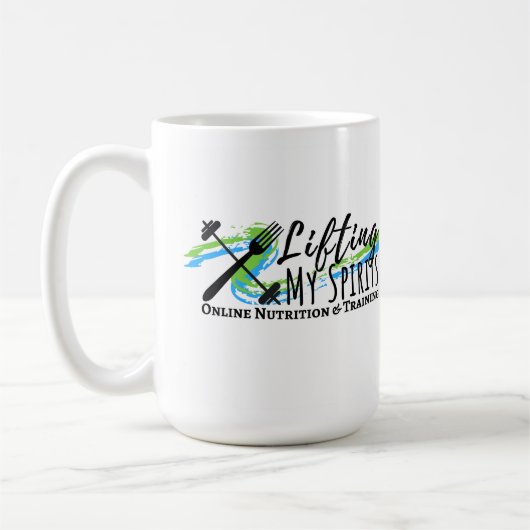 Het opheffen van Mijn Mok van de Koffie van de Spi (Links)