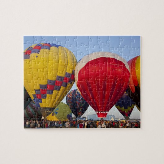 Het oplaten van het luchtballonnen legpuzzel (Horizontaal)