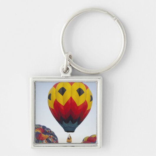 Het oplaten van hete luchtballonnen sleutelhanger (Voorkant)