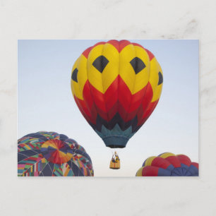 Het oplaten van heteluchtballonnen briefkaart