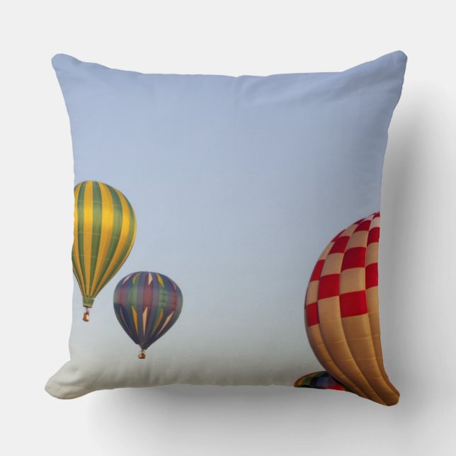 Het oplaten van heteluchtballonnen kussen (Voorkant)