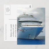 Het opleggen van Bow Briefkaart (Voorkant / Achterkant)