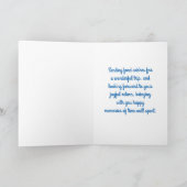 Het opleggen van Bow Custom Bon Voyage Kaart (Binnen)