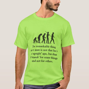 Het opmerkelijke aan man is... t-shirt