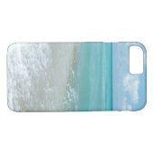 Het opnieuw plaatsen van de Blauwe Beach Ocean Lan Case-Mate iPhone Case (Achterkant (Horizontaal))