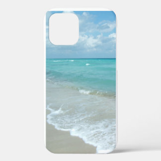 Het opnieuw plaatsen van de Blauwe Beach Ocean Lan iPhone 12 Hoesje